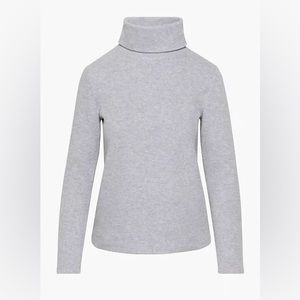 COPY - Aritzia The Group by Babaton Lewis turtleneck. Heather Dover Grey. US S